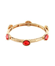Load image into Gallery viewer, Oval Stone Bangle
