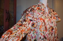 Load image into Gallery viewer, Orange &amp; Pink Abstract Blouse
