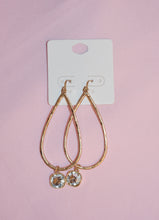 Load image into Gallery viewer, Crystal Dangle Teardrop Earrings
