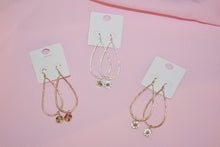 Load image into Gallery viewer, Crystal Dangle Teardrop Earrings
