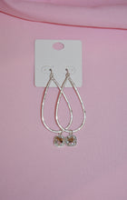 Load image into Gallery viewer, Crystal Dangle Teardrop Earrings
