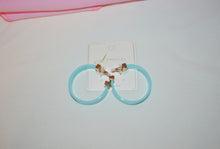 Load image into Gallery viewer, Gold Accent Hoop Earrings
